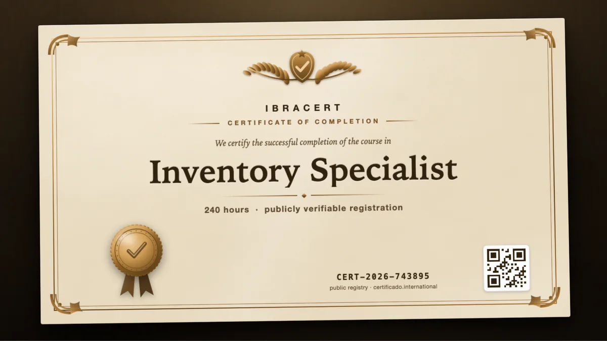 Cover of the Inventory Specialist course