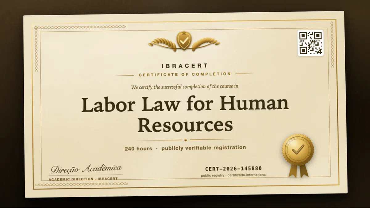 Cover of the Labor Law for Human Resources course
