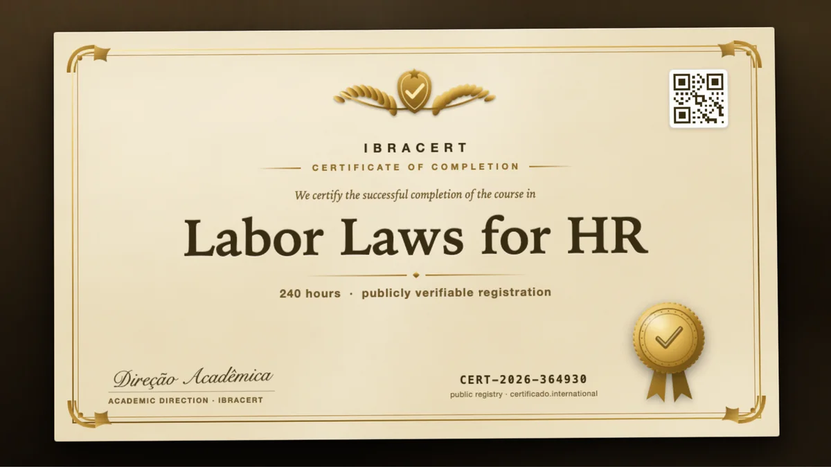 Cover of the Labor Laws for HR course