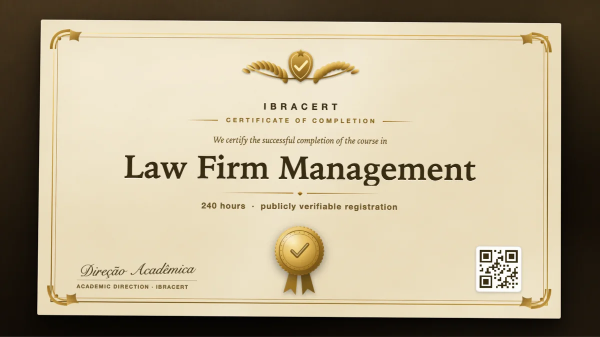 Cover of the Law Firm Management course