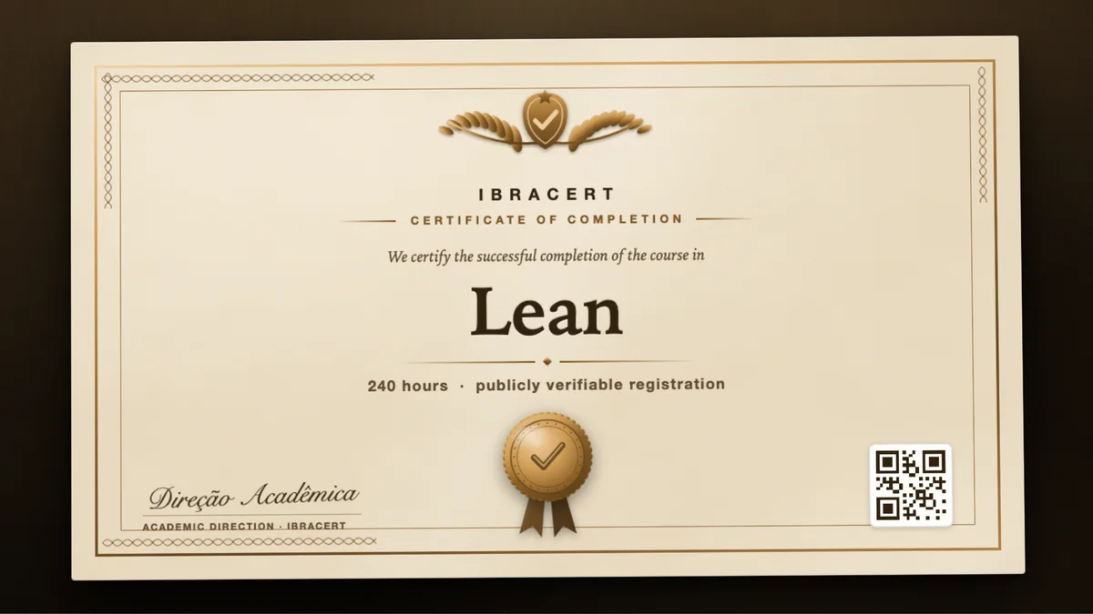 Cover of the Lean course