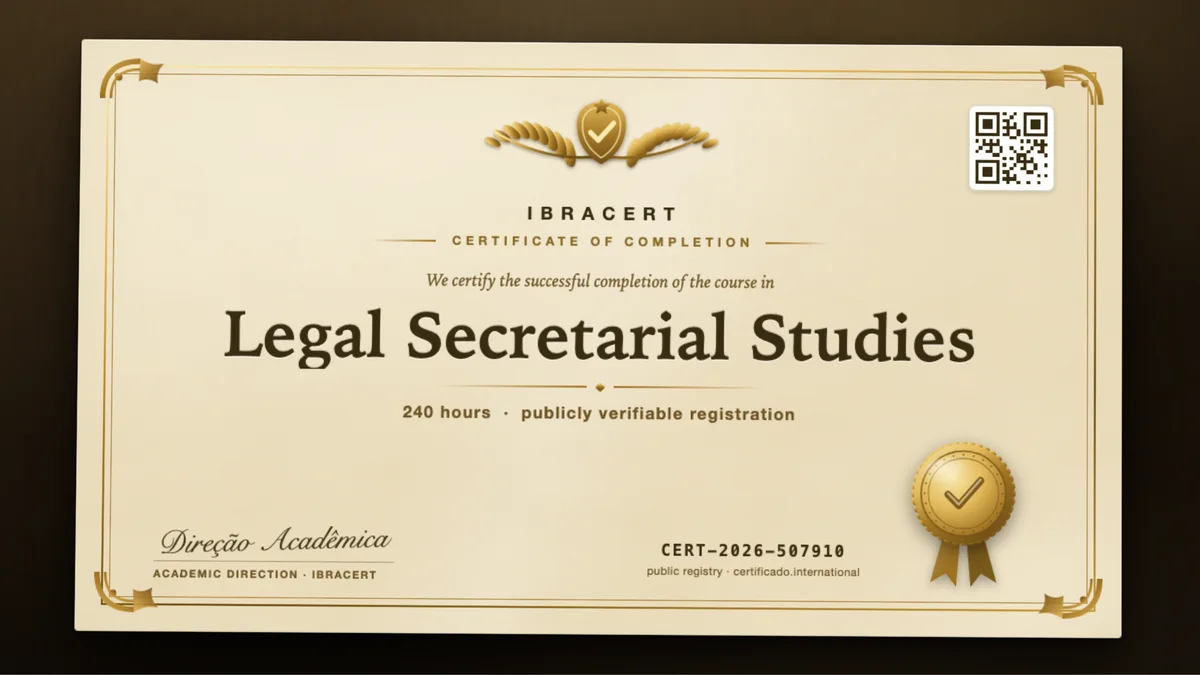 Cover of the Legal Secretarial Studies course