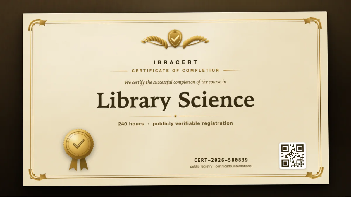 Cover of the Library Science course