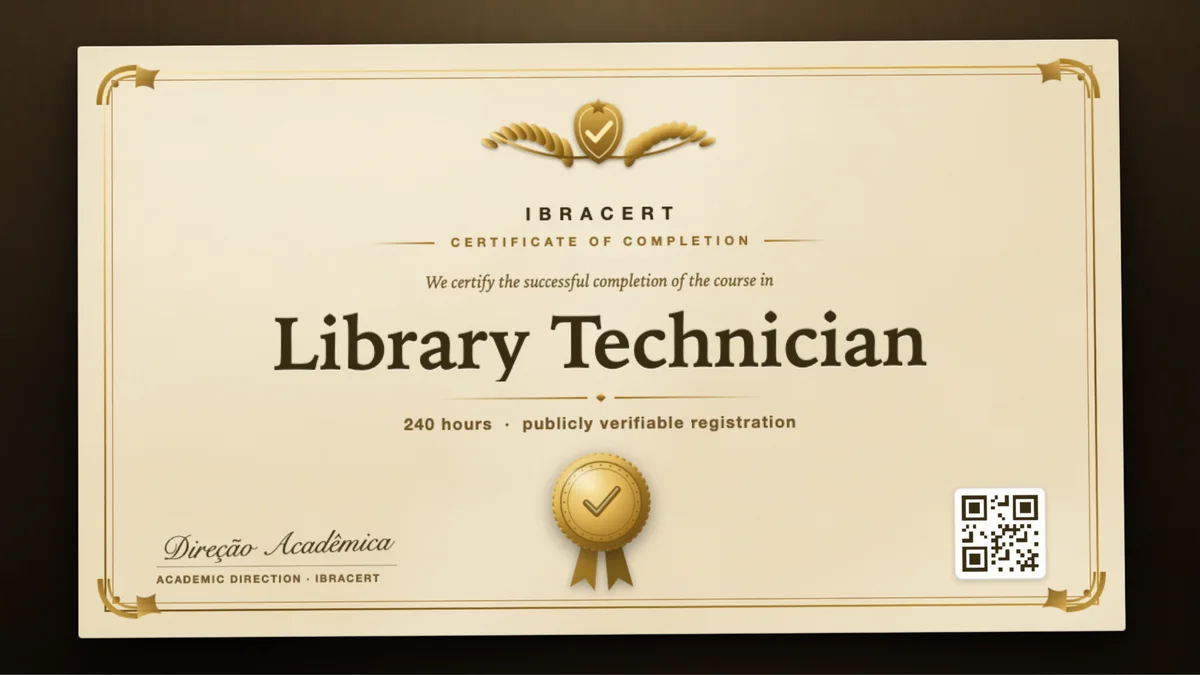 Cover of the Library Technician course
