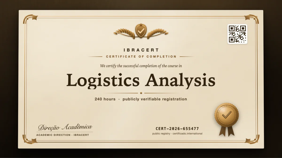 Cover of the Logistics Analysis course