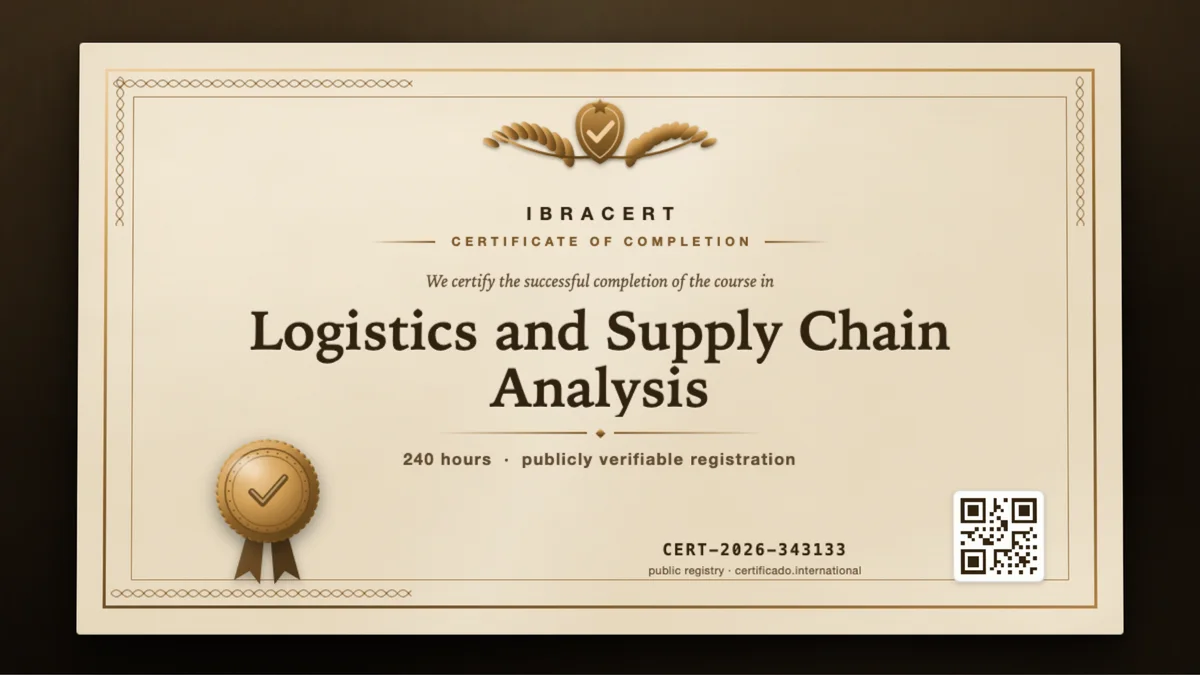 Cover of the Logistics and Supply Chain Analysis course
