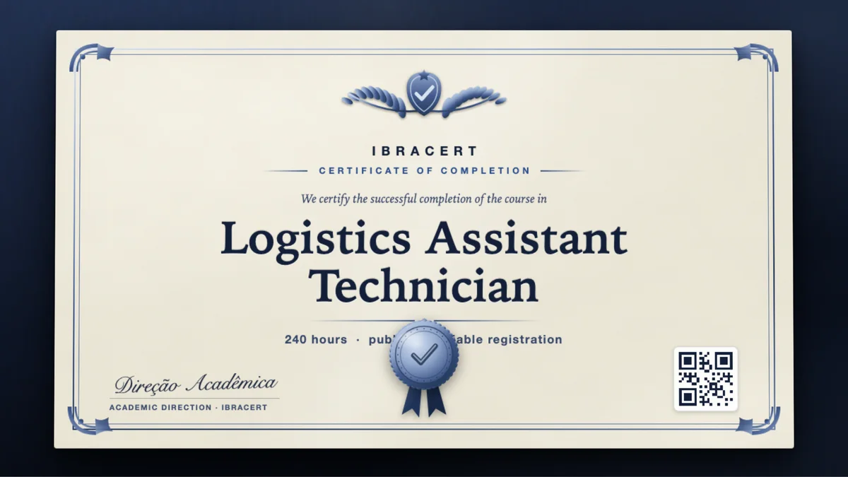 Cover of the Logistics Assistant Technician course