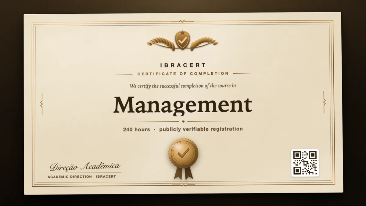 Cover of the Management course