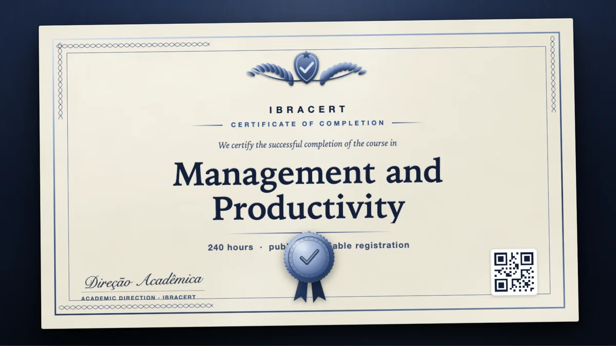 Cover of the Management and Productivity course