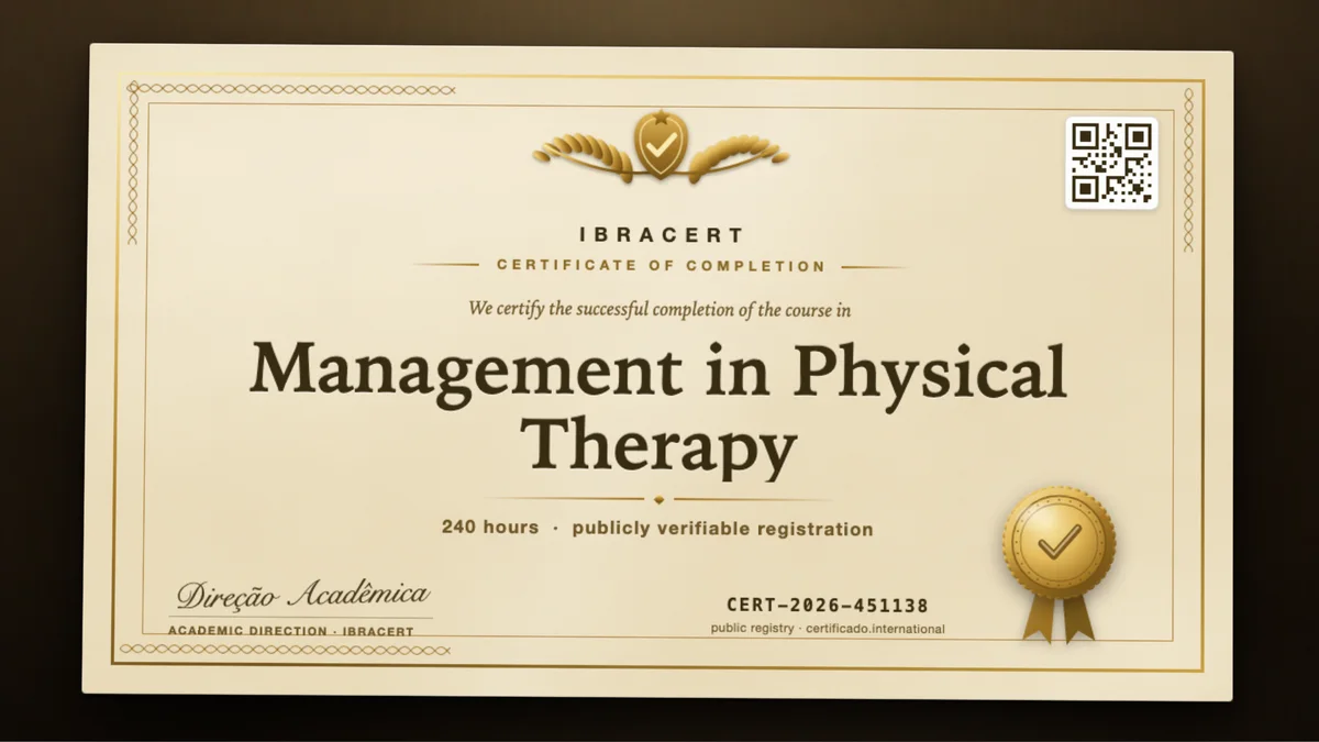 Cover of the Management in Physical Therapy course