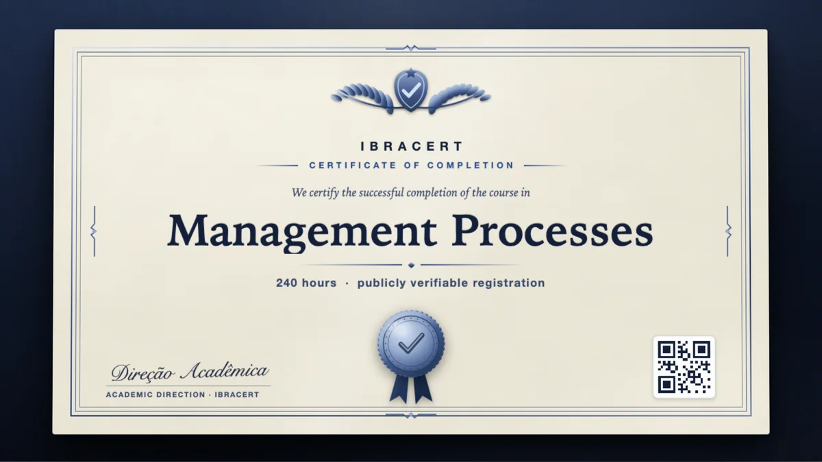 Cover of the Management Processes course