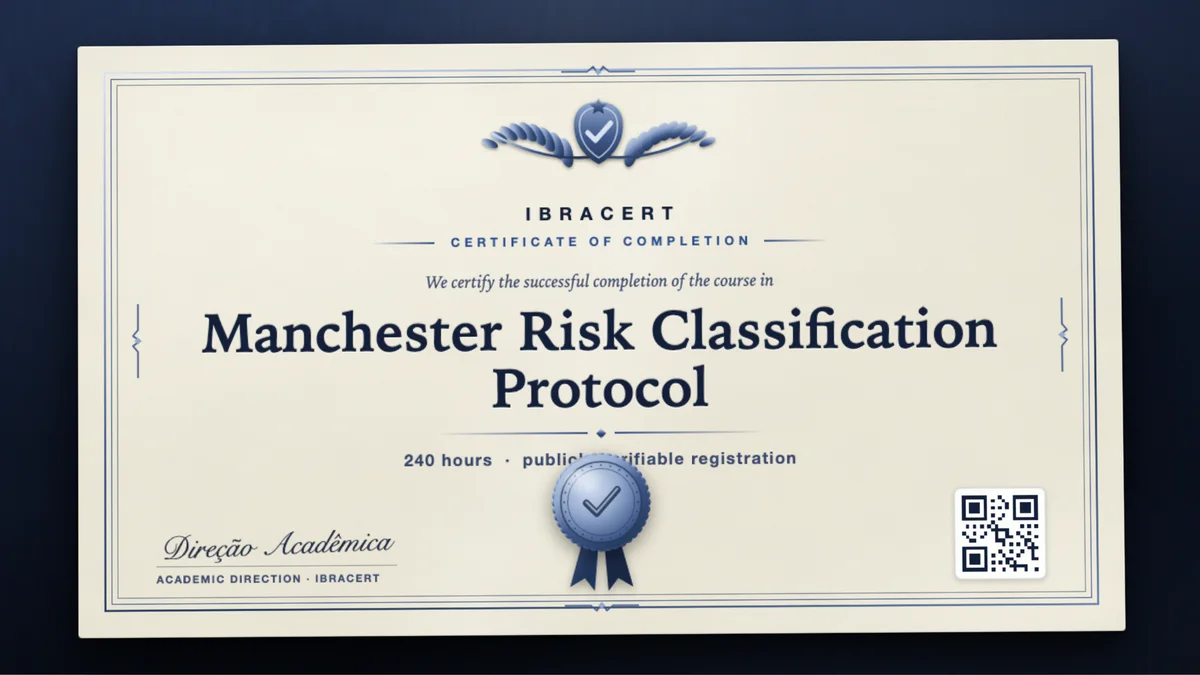 Cover of the Manchester Risk Classification Protocol course