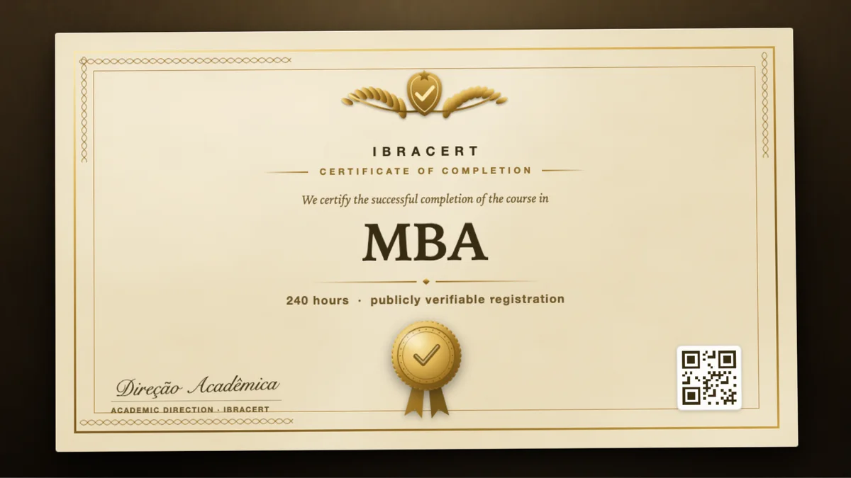 Cover of the MBA course
