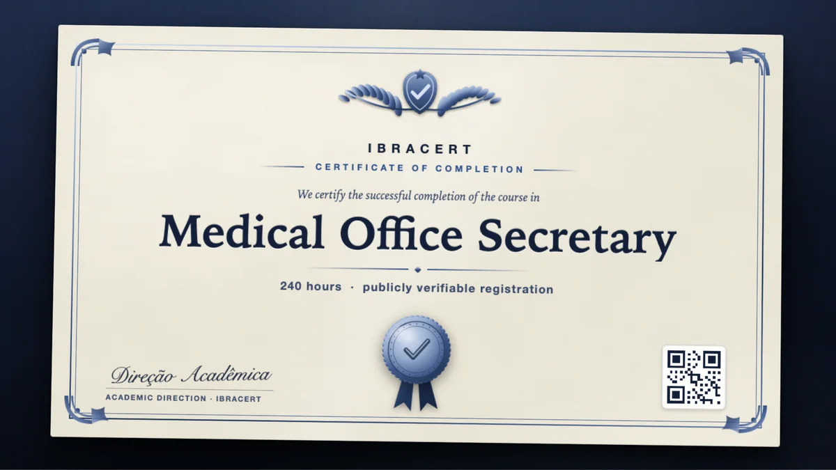 Cover of the Medical Office Secretary course