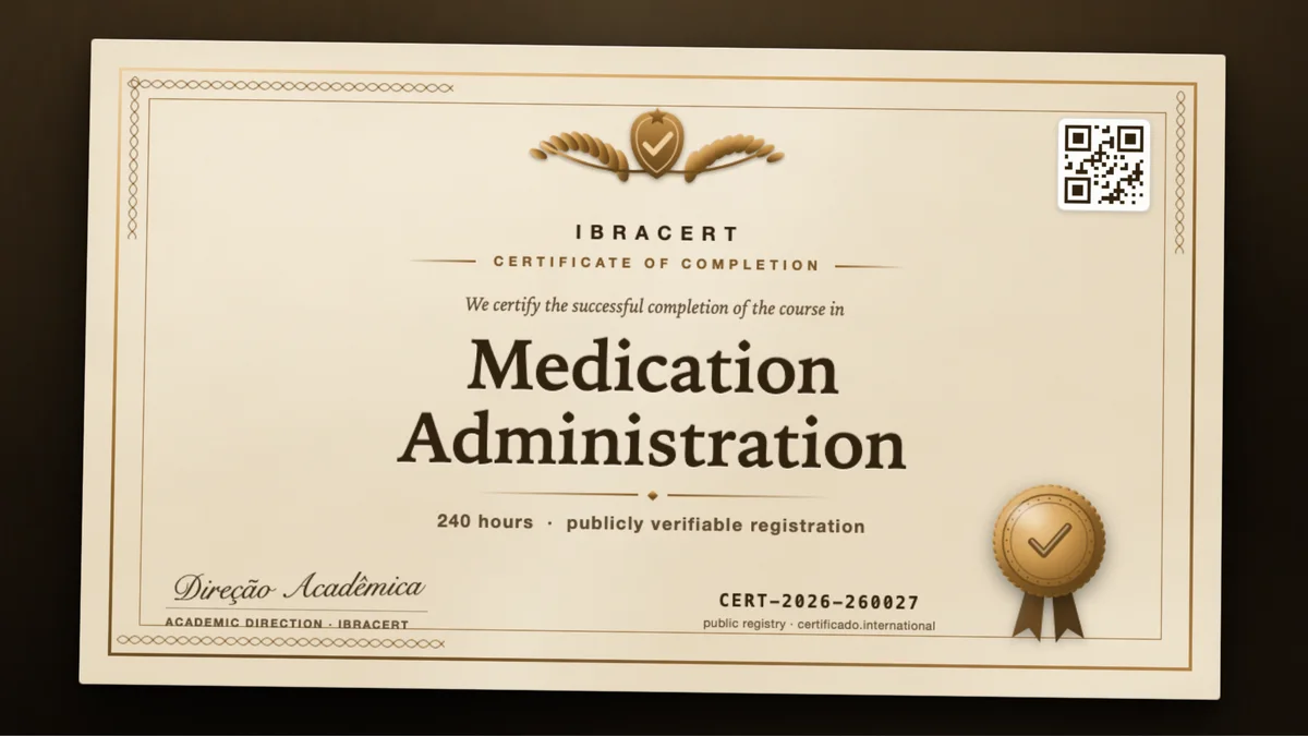Cover of the Medication Administration course