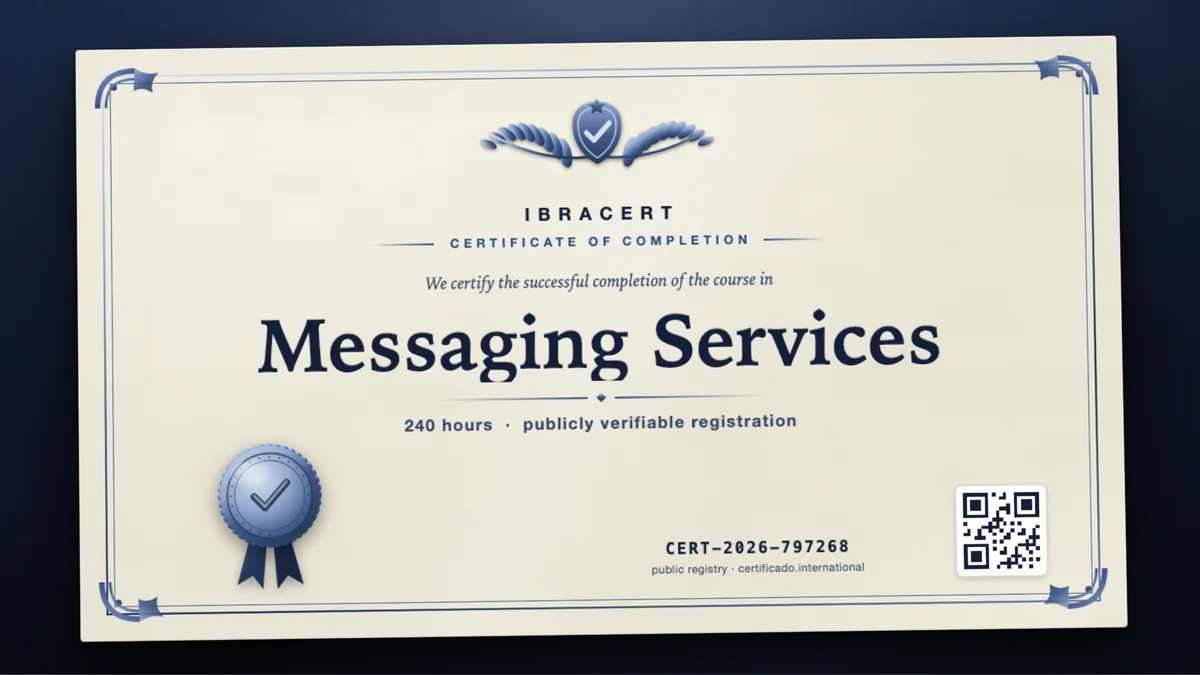 Cover of the Messaging Services course