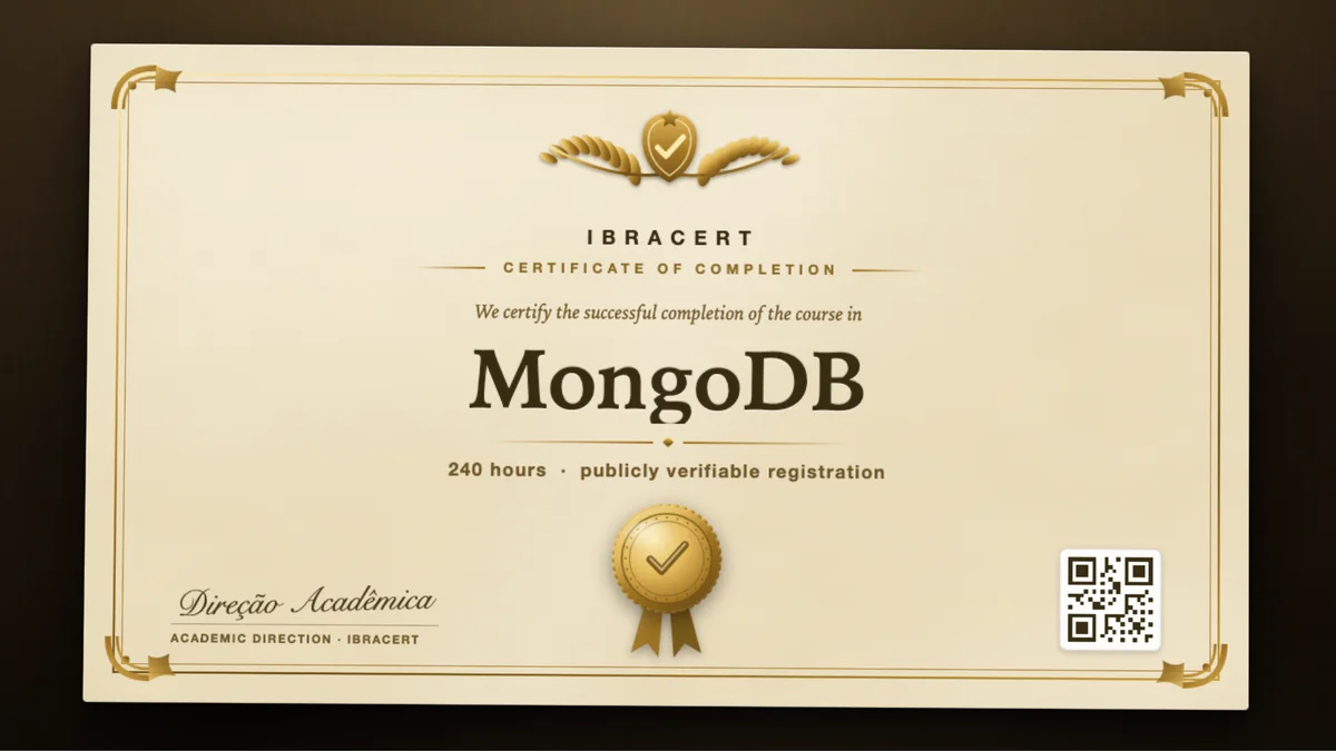 Cover of the MongoDB course
