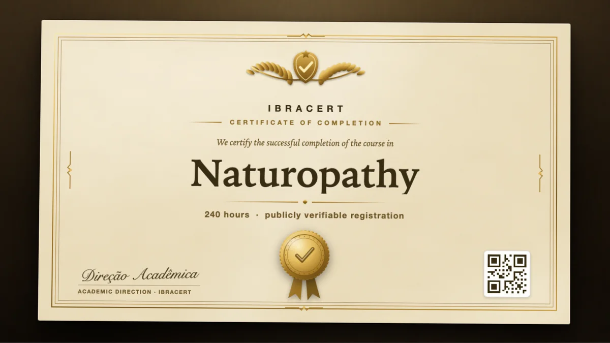 Cover of the Naturopathy course