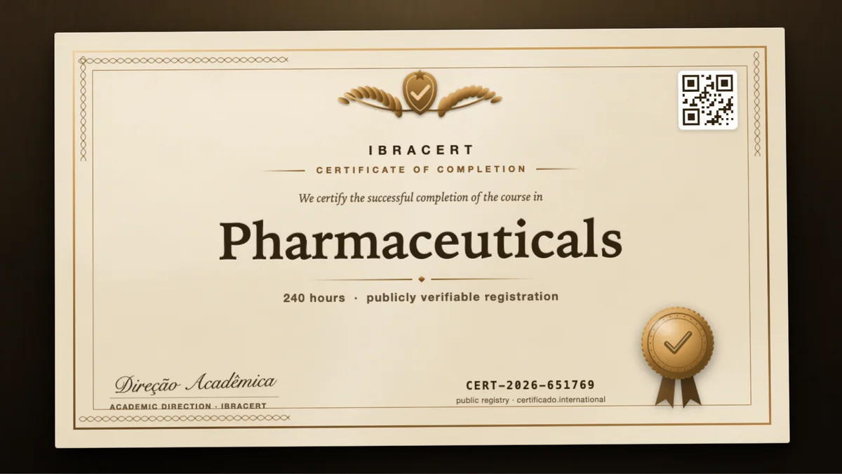 Cover of the Pharmaceuticals course
