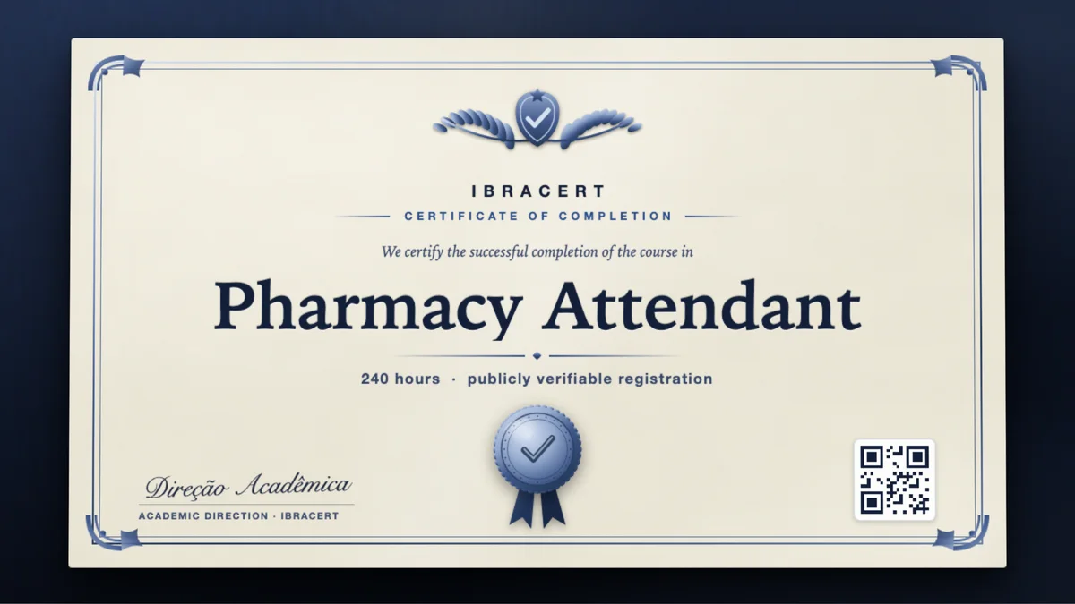 Cover of the Pharmacy Attendant course