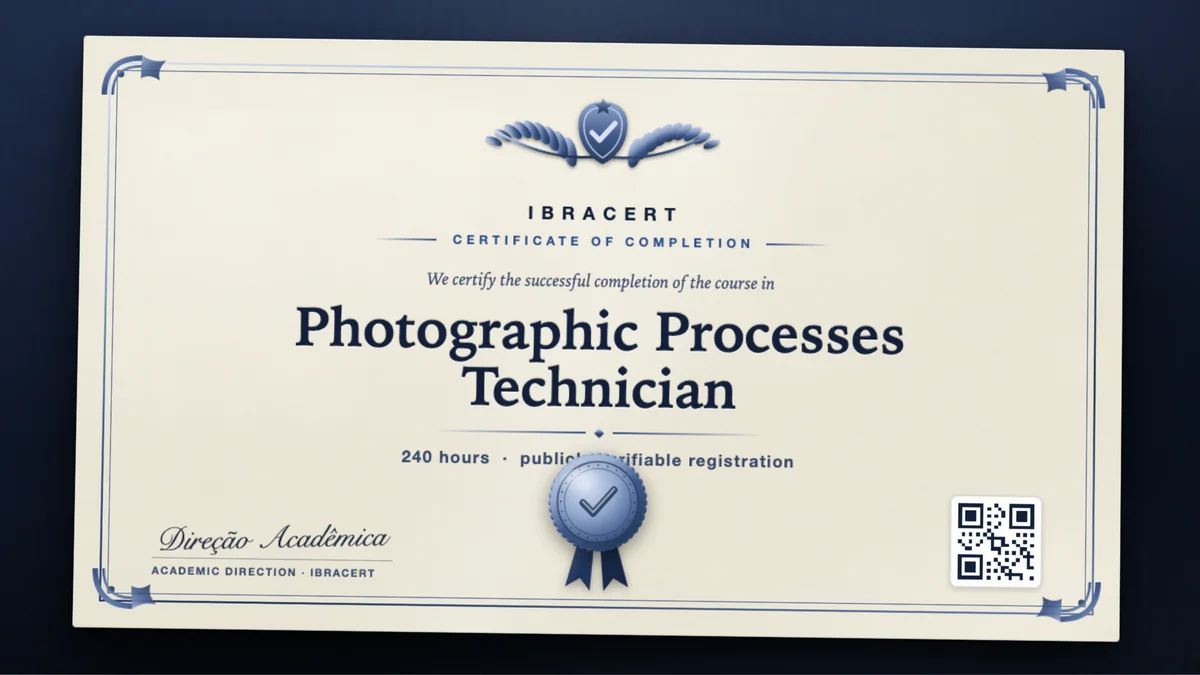 Cover of the Photographic Processes Technician course