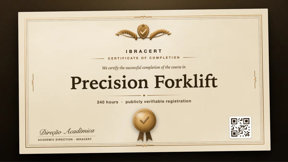 Cover of the Precision Forklift course