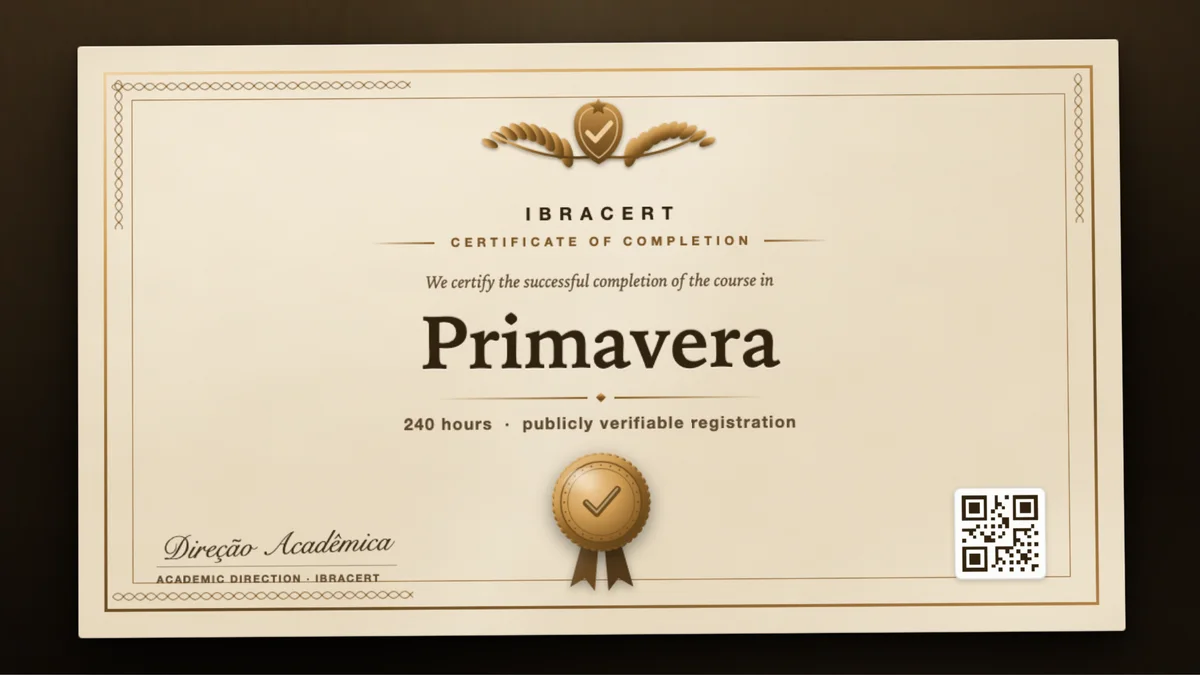 Cover of the Primavera course