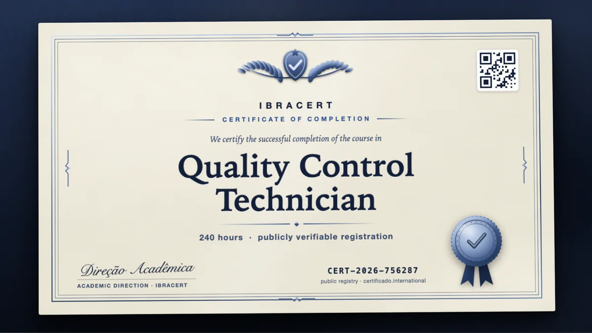 Cover of the Quality Control Technician course