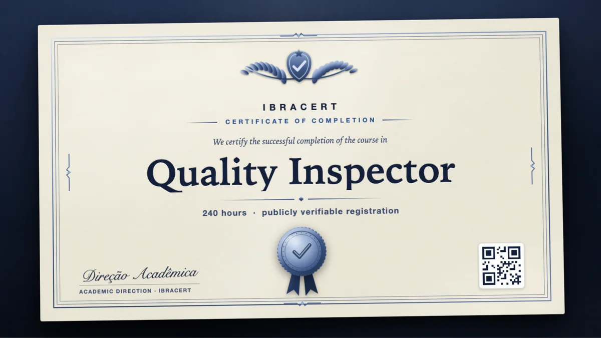 Cover of the Quality Inspector course