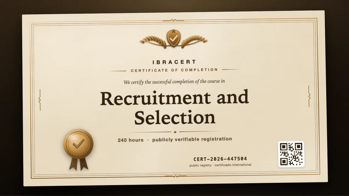 Cover of the Recruitment and Selection course