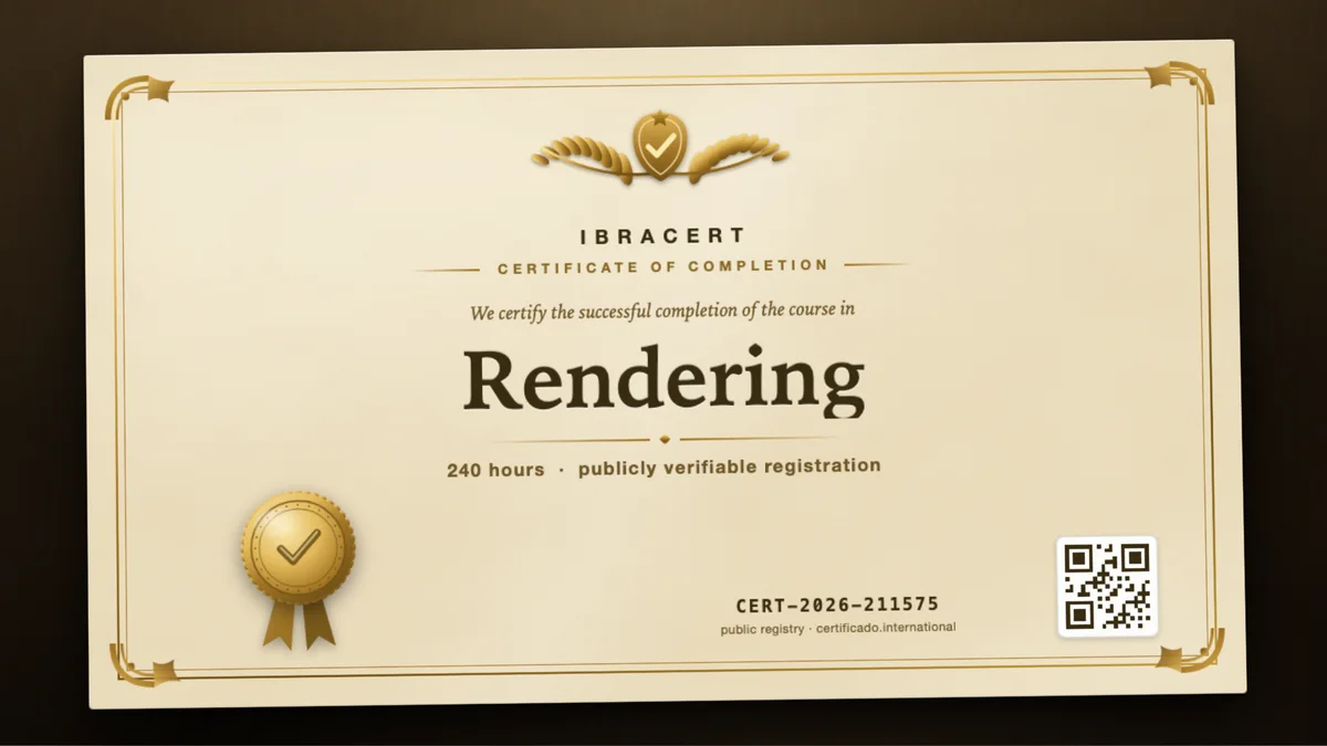 Cover of the Rendering course
