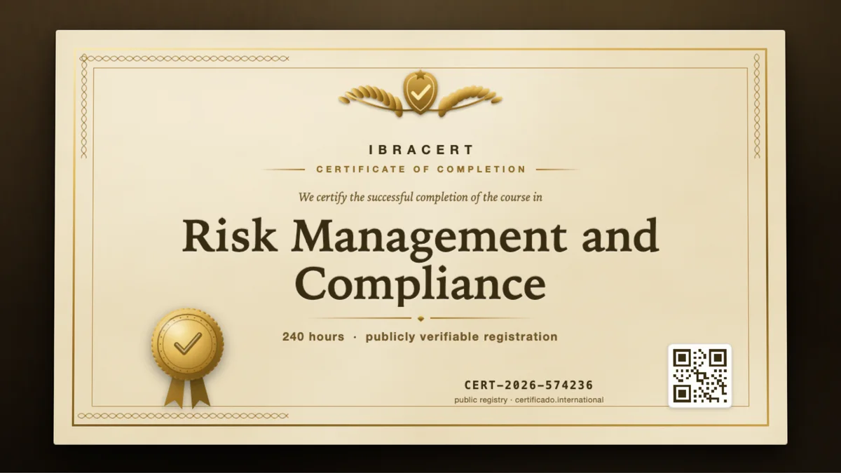 Cover of the Risk Management and Compliance course