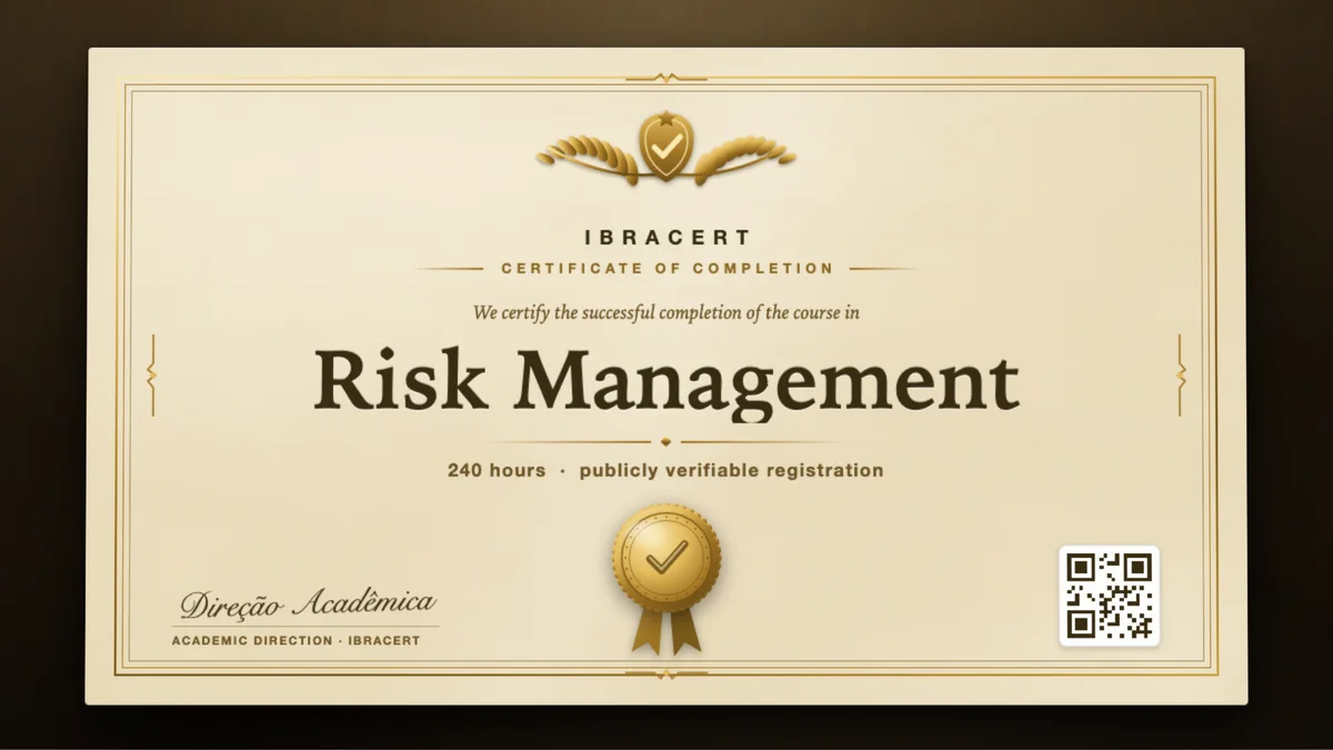 Cover of the Risk Management course
