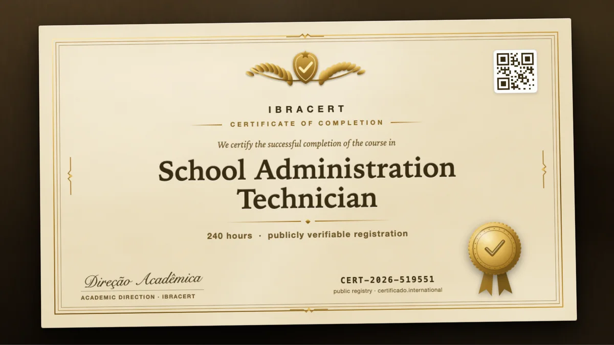 Cover of the School Administration Technician course