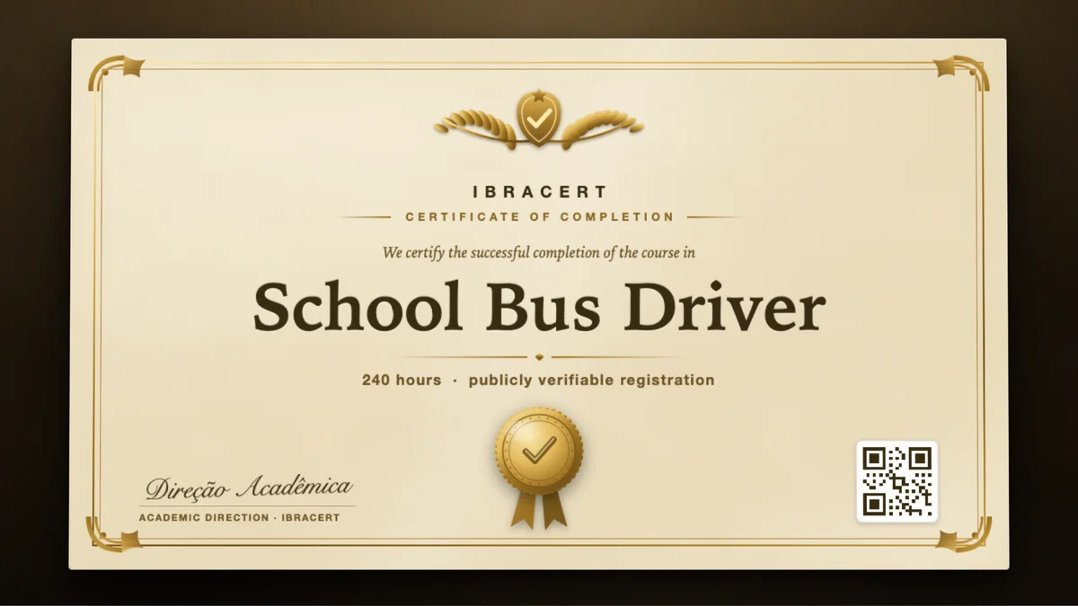 Cover of the School Bus Driver course