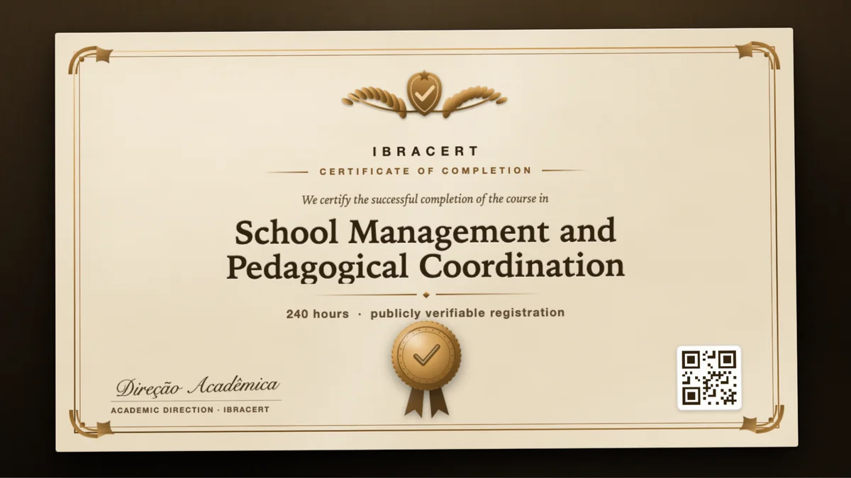 Cover of the School Management and Pedagogical Coordination course