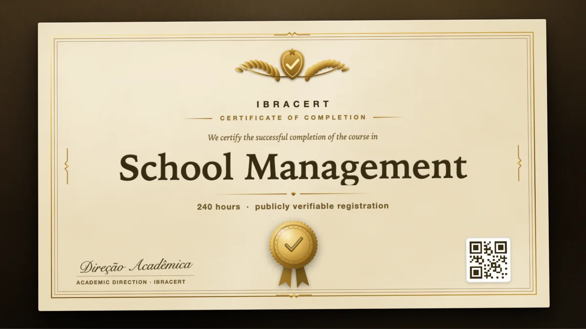 Cover of the School Management course