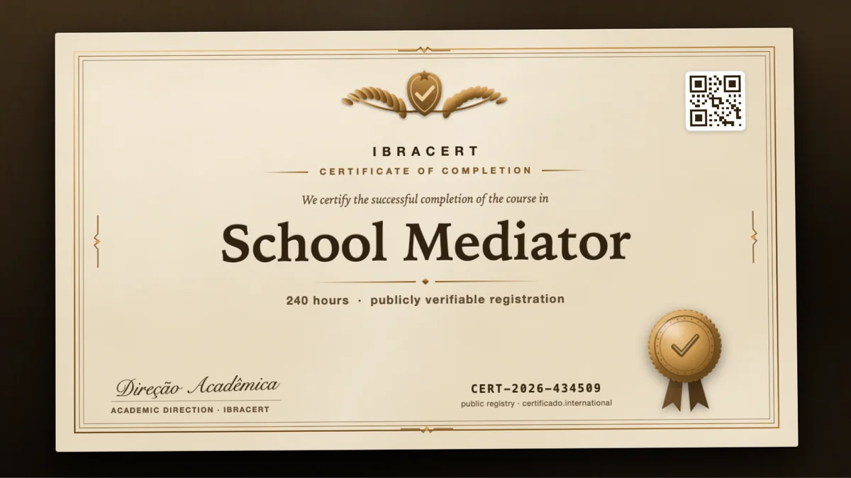 Cover of the School Mediator course