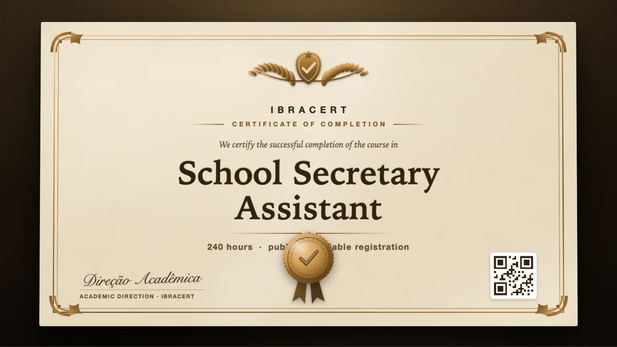 Cover of the School Secretary Assistant course