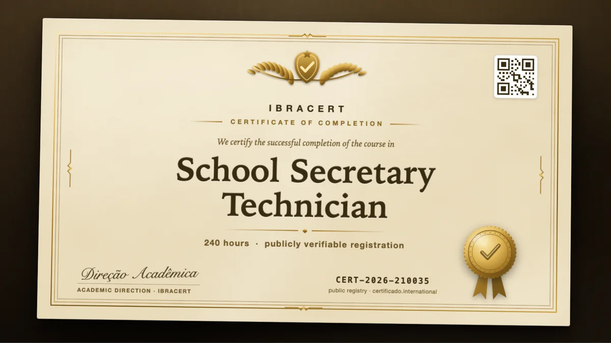 Cover of the School Secretary Technician course