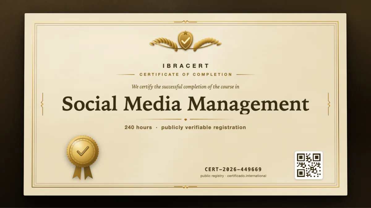 Cover of the Social Media Management course