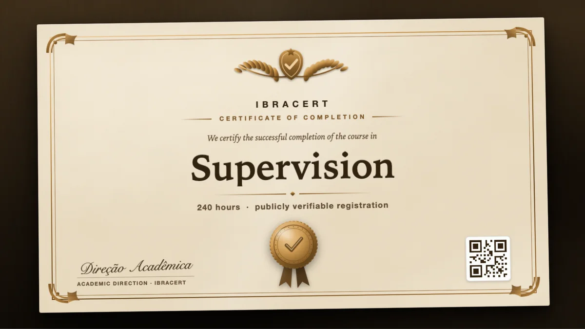 Cover of the Supervision course