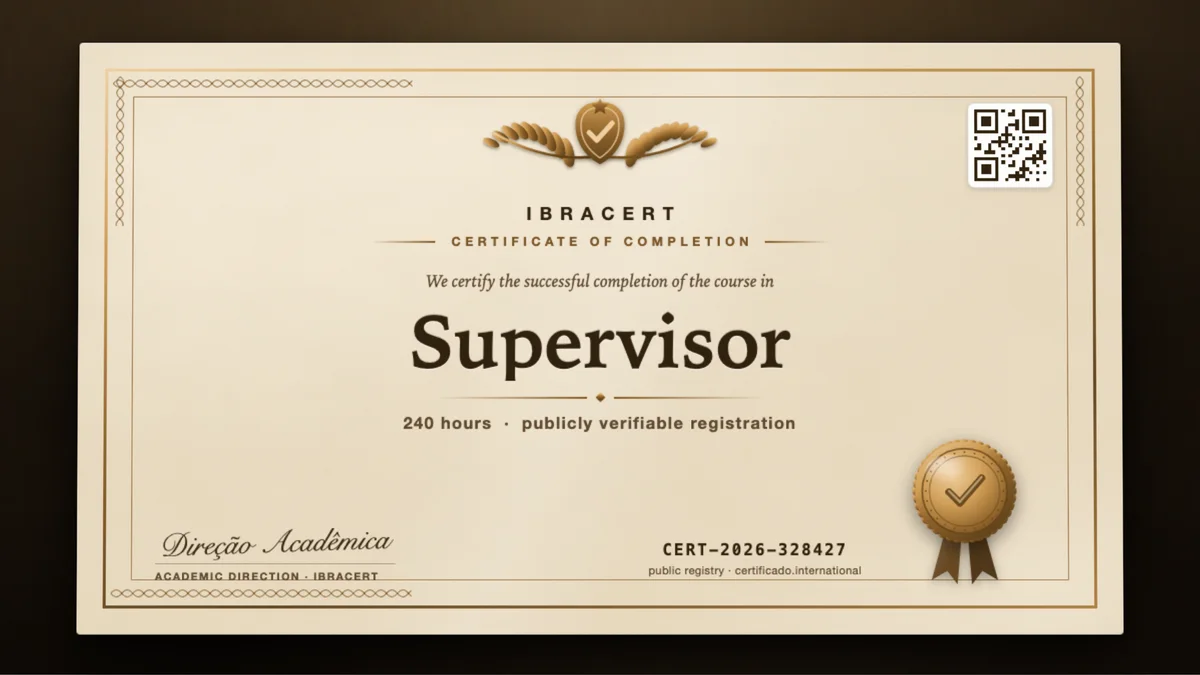 Cover of the Supervisor course
