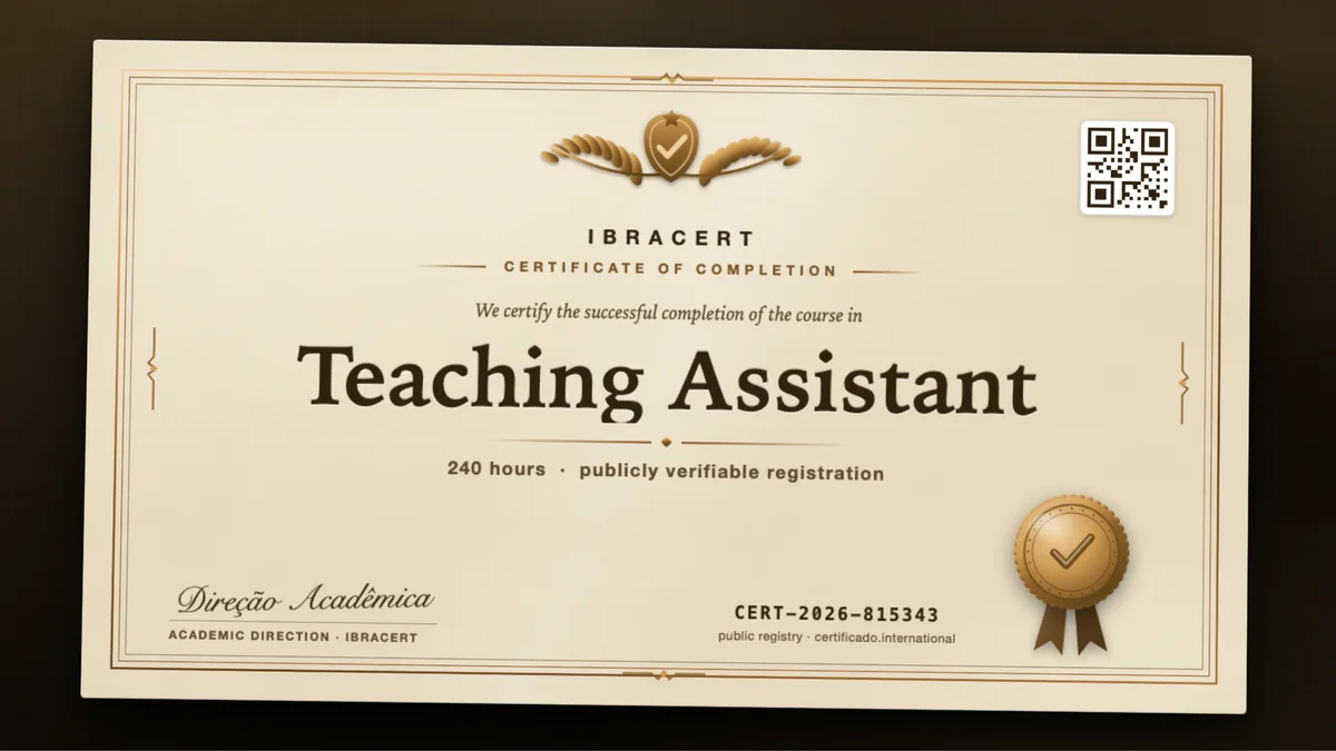 Cover of the Teaching Assistant course