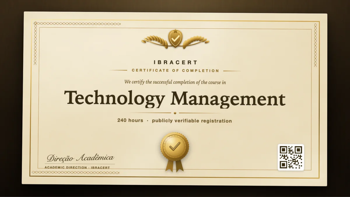 Cover of the Technology Management course