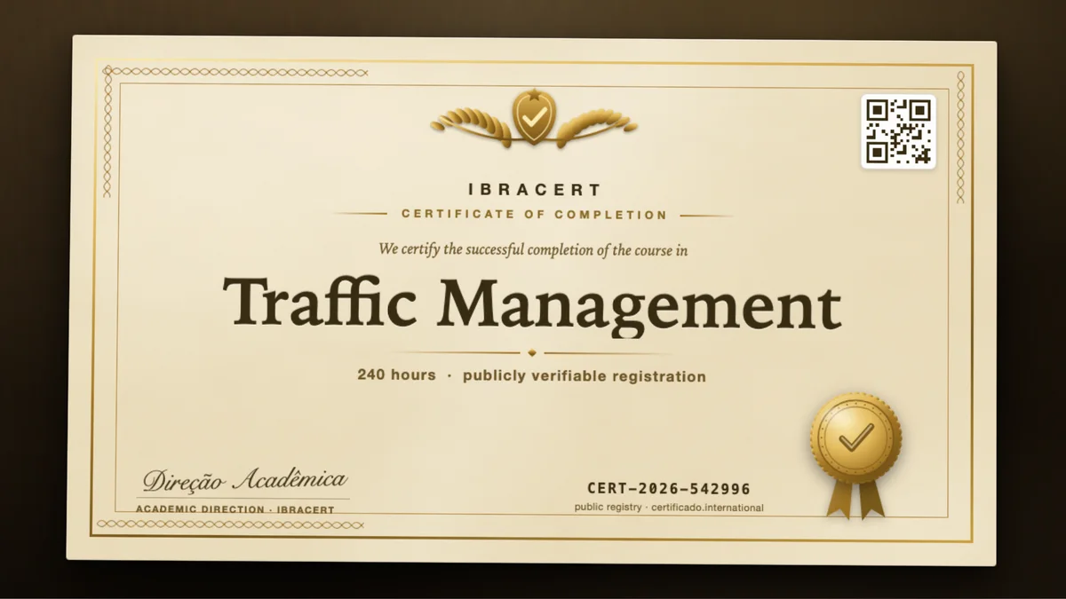 Cover of the Traffic Management course