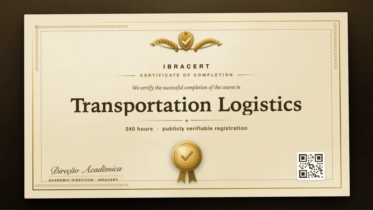 Cover of the Transportation Logistics course
