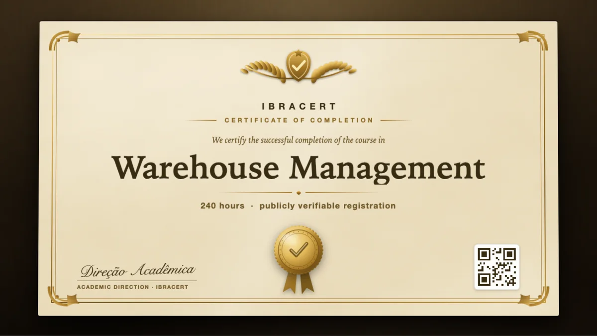 Cover of the Warehouse Management course
