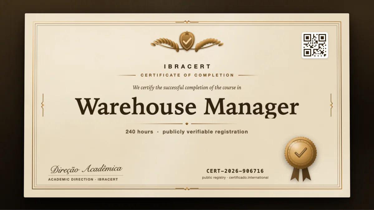 Cover of the Warehouse Manager course