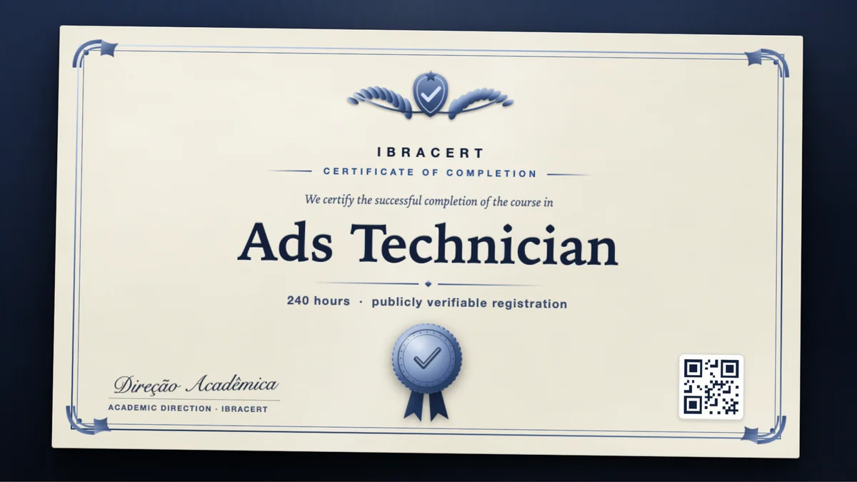 Cover of the Ads Technician course